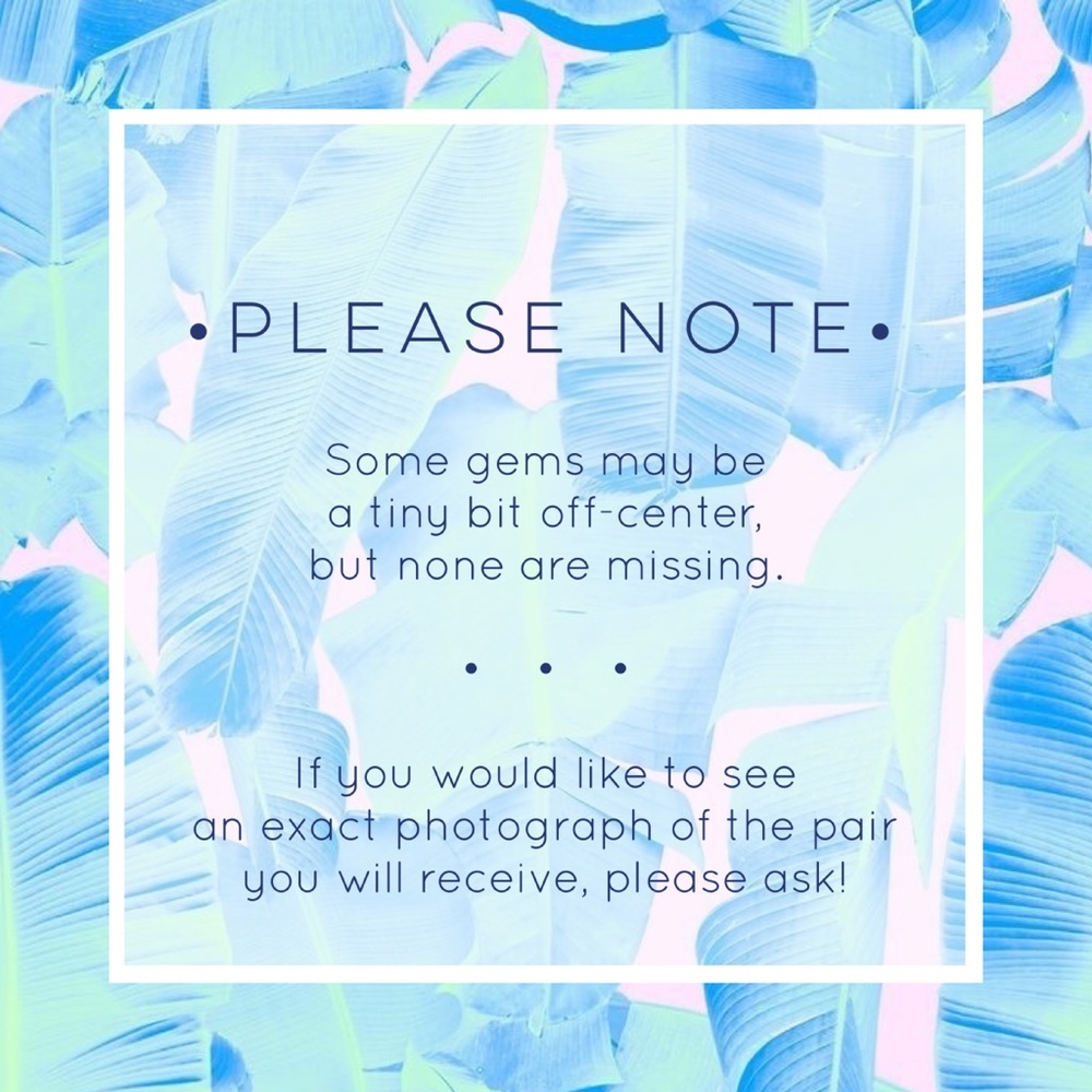 "Melinda" Earrings || Clear Crystal Statement - Picture 7 of 9